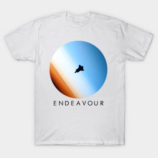 Endeavour - Black Text T-Shirt